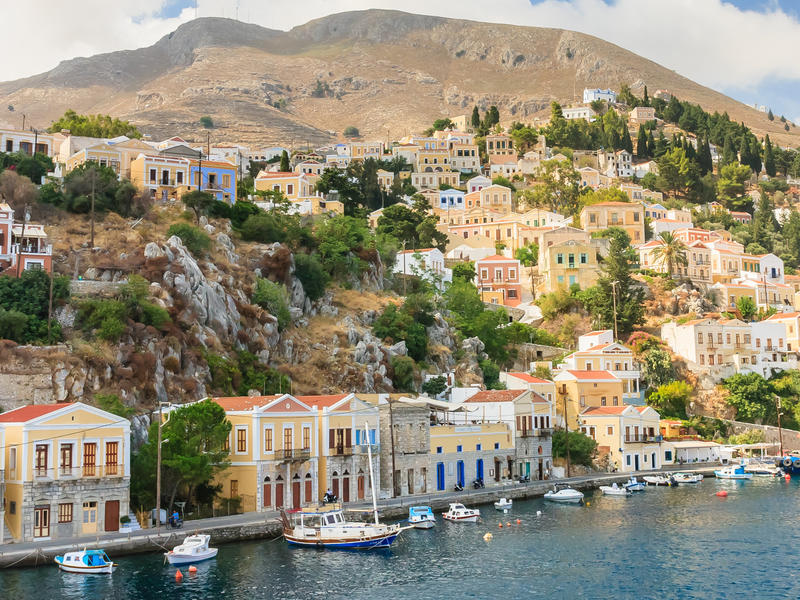 Romance by the Grecian Islands Seaside